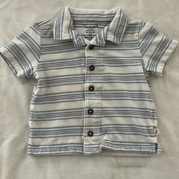 Easy-Peasy Cotton Organic 2T button up shirt - Picture 1 of 3
